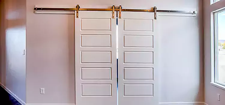 Glass Barn Door with Installation Hardware Kit Idylwood