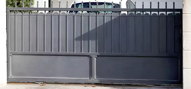 Metal Driveway Gate Installation Idylwood